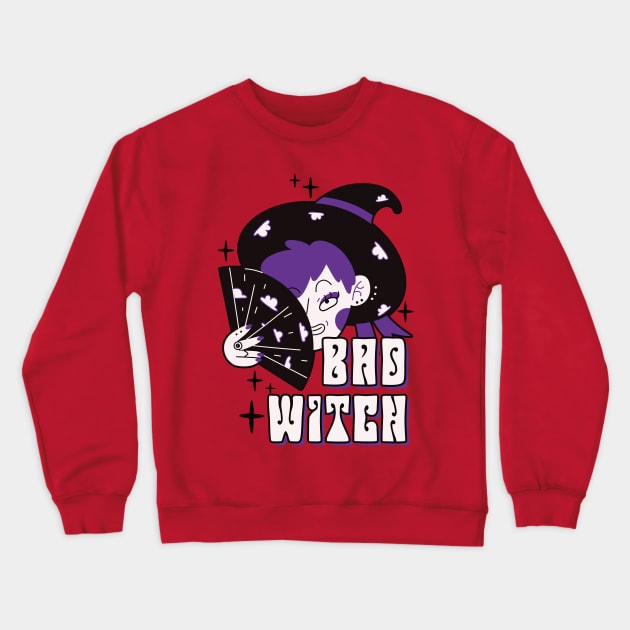 Bad witch Crewneck Sweatshirt by ArtStopCreative
